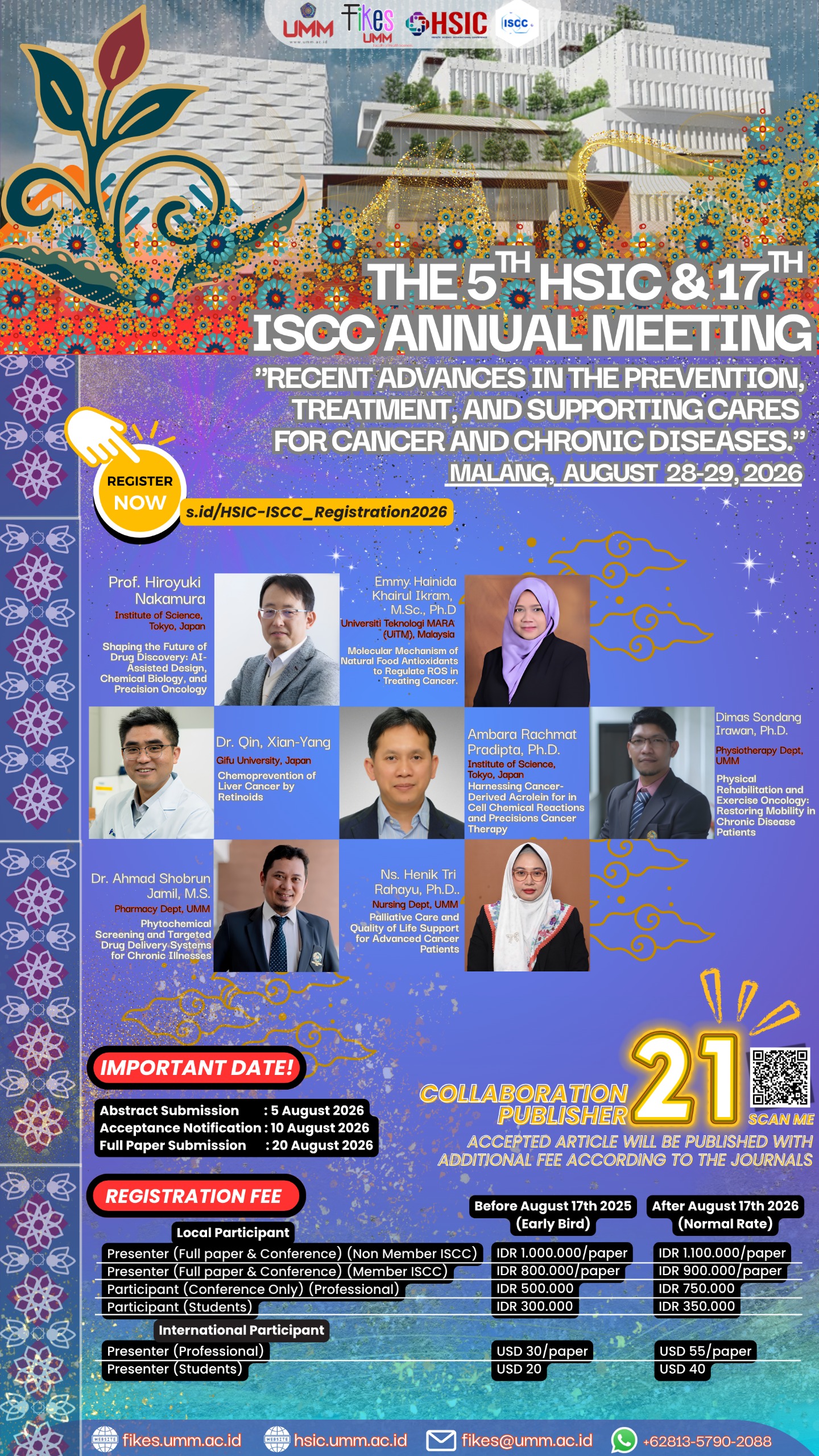 ✨THE 5th HSIC & 17th ISCC ANNUAL MEETING 2026✨